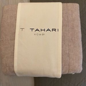 Standard linen cotton shams set of two